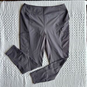 REI Trailmade Tights Women’s L Slate Blue/Gray Water Resistant Ripstop Panels